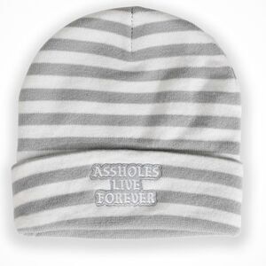 Assholes live forever beanie OS (2675) NEW
